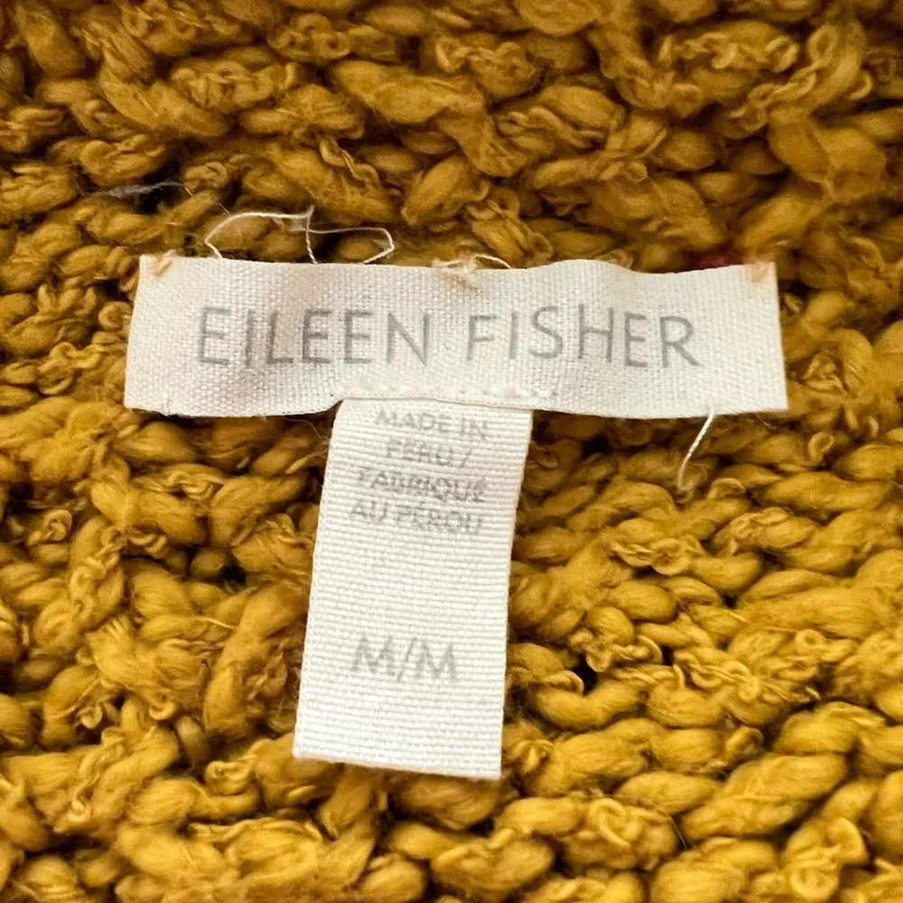 NWOT Eileen Fisher Chunky Funnel Neck Sweater - Picture 5 of 5